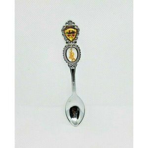 A Gift Corp St Martins Mini Silver Collectible Spoon With Hanging Turtle Charm